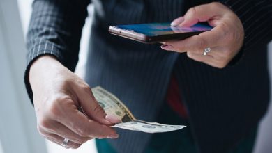 a smartphone showing a crypto wallet app
